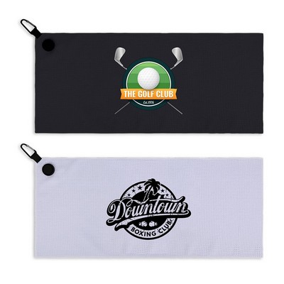 Magnetic Waffle Golf Towel