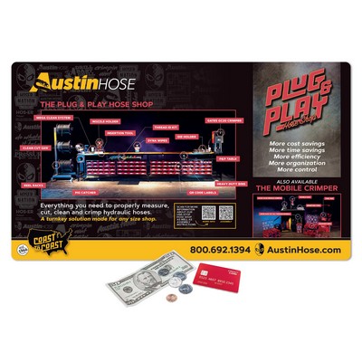 Vynex® Barely There™ Ultra Thin Counter Mat-14"x24"x.020"